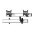 Dual Monitor Wall Mount for Apple Quick Release w/ Single Arm