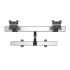 Dual Monitor Wall Mount for Apple Quick Release w/ Dual Arms