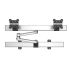 Dual Monitor Wall Mount for Apple Quick Release w/ Dual Arms