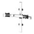 Dual Monitor Wall Mount for Apple Low Profile w/ Quick Release