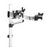 Dual Monitor Wall Mount for Apple Quick Release Single Arm Extension