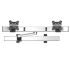Dual Monitor Wall Mount for Apple Quick Release Single Arm Extension