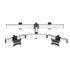 Dual Monitor Wall Mount for Apple Quick Release Single Arm Extension