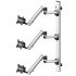 Triple Monitor Wall Mount for Apple Stacking Full Motion Quick Release