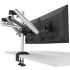 Dual Monitor Stand w/ Independent Full Motion & Quick Release