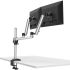Dual Monitor Stand w/ Independent Full Motion & Quick Release