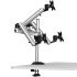 Triple Monitor Desk Mount w/ Independent Full Motion & Quick Release