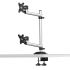 Dual Monitor Stand Up and Down w/ Quick Release & Single Arms