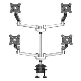 Quad Monitor Stand 2X2 w/ Quick Release & Dual Arms