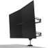 Quad Monitor Stand w/ Independent Full Motion & Quick Release