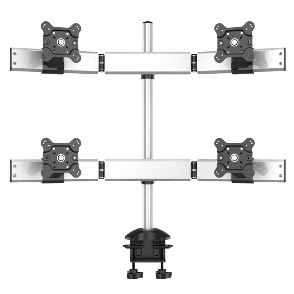 Quad Monitor Stand 2X2 w/ Quick Release & Low Profile