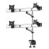 Quad Monitor Stand 2X2 w/ Quick Release & Single Arm