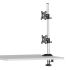 Dual Monitor Stand Up and Down w/ Quick Release