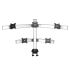 Five Monitor Desk Mount Pyramid or Reverse w/ Quick Release