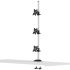 Triple Monitor Desk Mount 3X1 w/ Quick Release & 2-in-1 Base