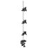 Triple Monitor Desk Mount 3X1 w/ Quick Release & 2-in-1 Base