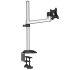 Monitor Stand Quick Release Single Arm w/ 2-in-1 Base