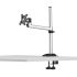 Monitor Stand Quick Release Single Arm w/ 2-in-1 Base