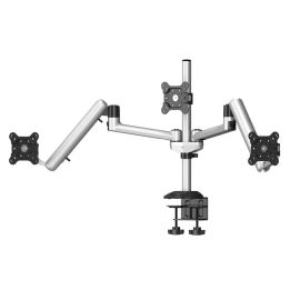 Triple Monitor Desk Mount Low Profile & Quick Release