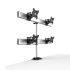 Quad Monitor Stand 2X2 Low Profile w/ Quick Release