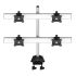 Quad Monitor Stand 2X2 Low Profile w/ Quick Release