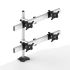 Quad Monitor Stand 2X2 w/ Quick Release Single Arms