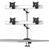 Quad Monitor Stand 2X2 w/ Quick Release Single Arms