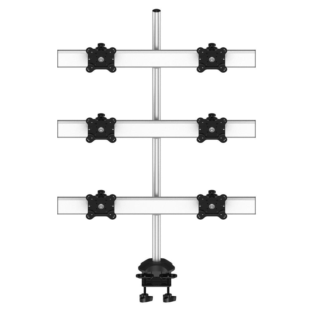 6 Monitor Stand 3X2 Low Profile w/ Quick Release