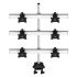 6 Monitor Stand 3X2 Low Profile w/ Quick Release