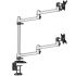 Dual Monitor Stand Up and Down w/ Quick Release & Dual Arms