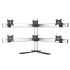 6 Monitor Stand 2X3 Oval or Straight w/ Quick Release