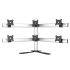 6 Monitor Stand 2X3 Oval or Straight w/ Quick Release