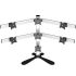 Seven Monitor Stand Quick Release w/ Pyramid Setup