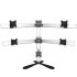Seven Monitor Stand Quick Release w/ Pyramid Setup