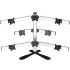 8 Monitor Stand Quick Release w/ Pyramid or Inverted Pyramid Setup