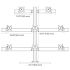 8 Monitor Stand Quick Release w/ Pyramid or Inverted Pyramid Setup