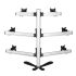 8 Monitor Stand Quick Release w/ Pyramid or Inverted Pyramid Setup