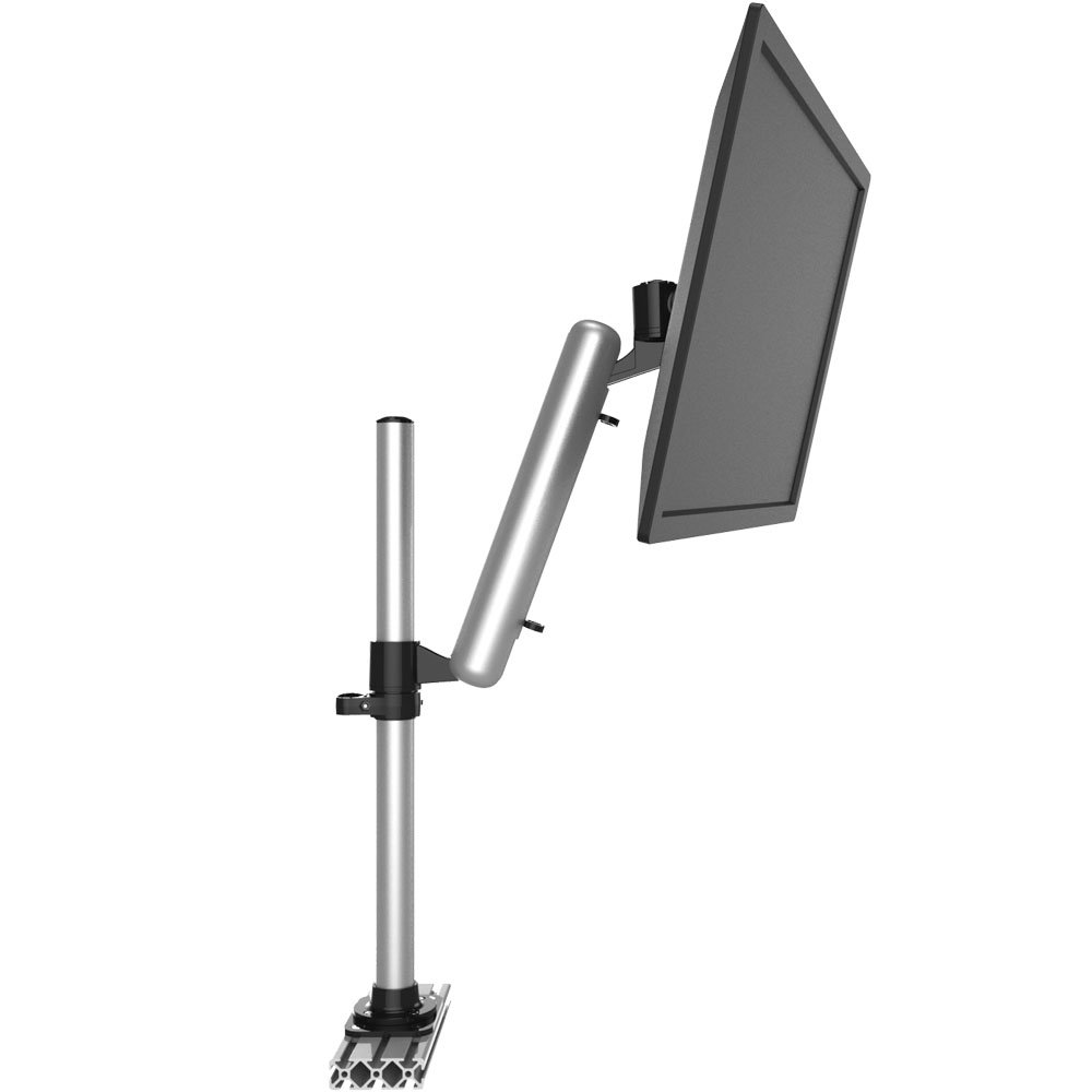 Aluminum Extrusion VESA Mount Height Adjustable w/ Quick Release