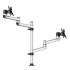 Dual Track Rail Mount Up and Down w/ Quick Release Dual Arm