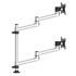 Dual Track Rail Mount Up and Down w/ Quick Release Dual Arm