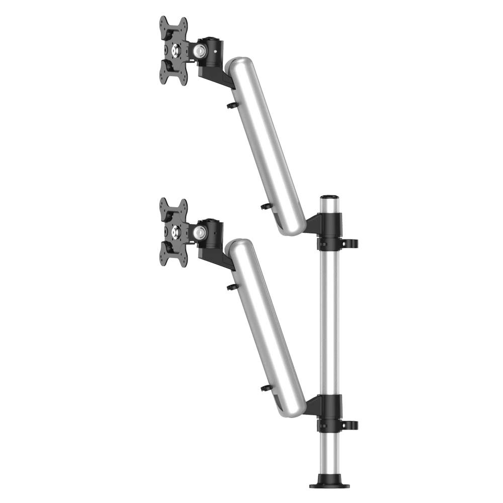 Dual Track Rail Mount Up & Down Height Adjustable w/ Quick Release