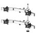 Quad Track Rail Mount Straight or Oval Quick Release Dual Extensions