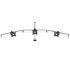Triple Track Rail Mount Quick Release Oval or Straight w/ Low Profile