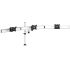 Triple Track Rail Mount Quick Release Oval or Straight w/ Dual Arm