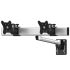 Dual VESA Mount for Slatwall Side by Side Quick Release w/ Extension