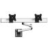 Dual VESA Mount for Slatwall Side by Side Quick Release w/ Dual Arm