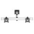 Dual VESA Mount for Slatwall Side by Side Quick Release w/ Dual Arm