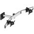 Dual VESA Mount for Slatwall Quick Release w/ Single Arm