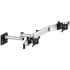 Dual VESA Mount for Slatwall Quick Release w/ Dual Arm