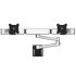 Dual VESA Mount for Slatwall Quick Release w/ Dual Arm